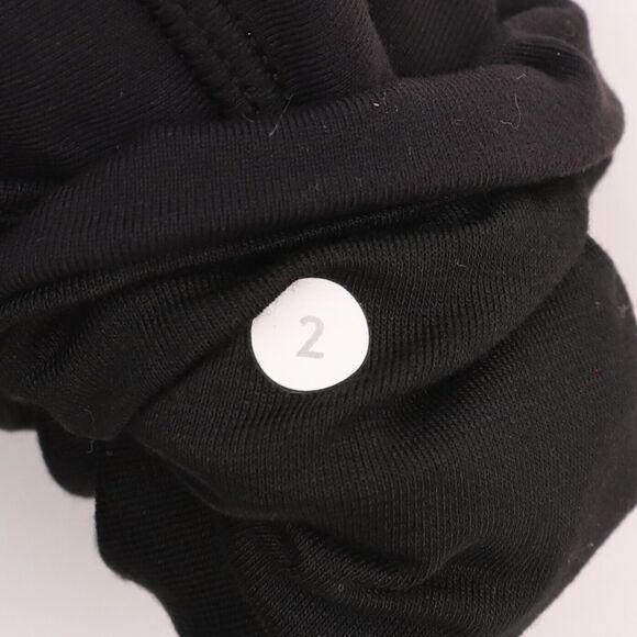 LULULEMON Wunder Groove Crop Legging 2 Black 22" Inseam Yoga Athleisure EUC B34 - Picture 6 of 6